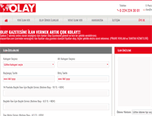 Tablet Screenshot of olayseriilan.com